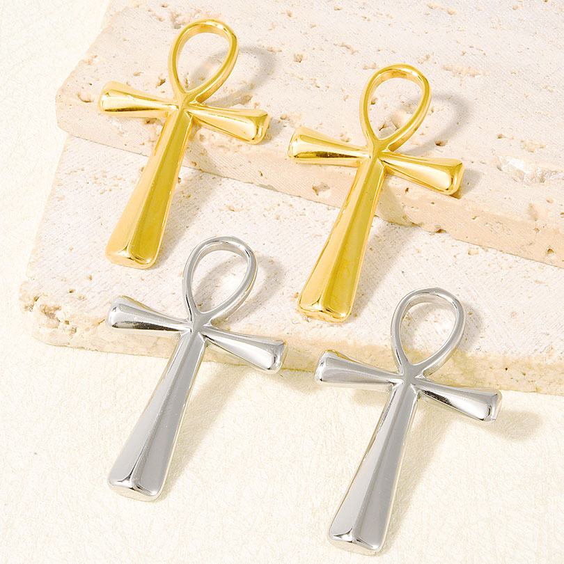 Men Accessories Egypt - 10pcs 고품질 스테인레스 스틸 크로스 펜던트