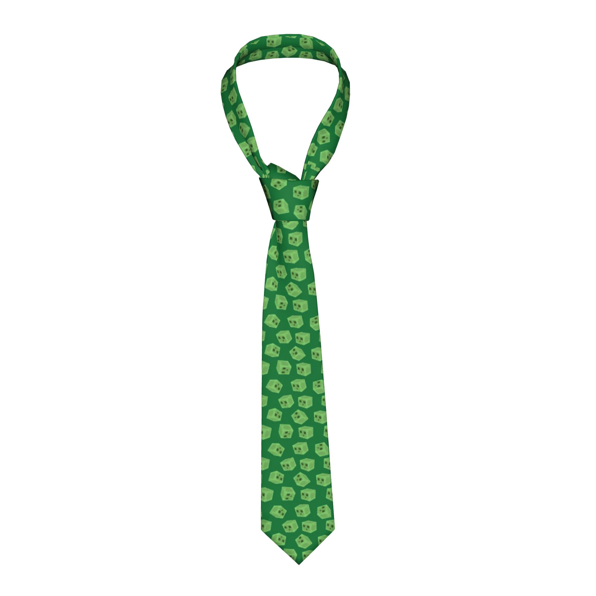 Men Accessories Wedding - 크리피어 슬라임 패턴 텍스처 넥타이 남성