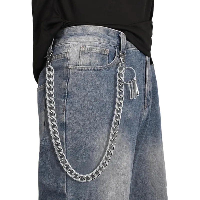 하라주쿠 스타일 스트리트 힙합 청바지 지갑 체인과 펑크 - Men'S Accessories For Jeans 리뷰 및 가격