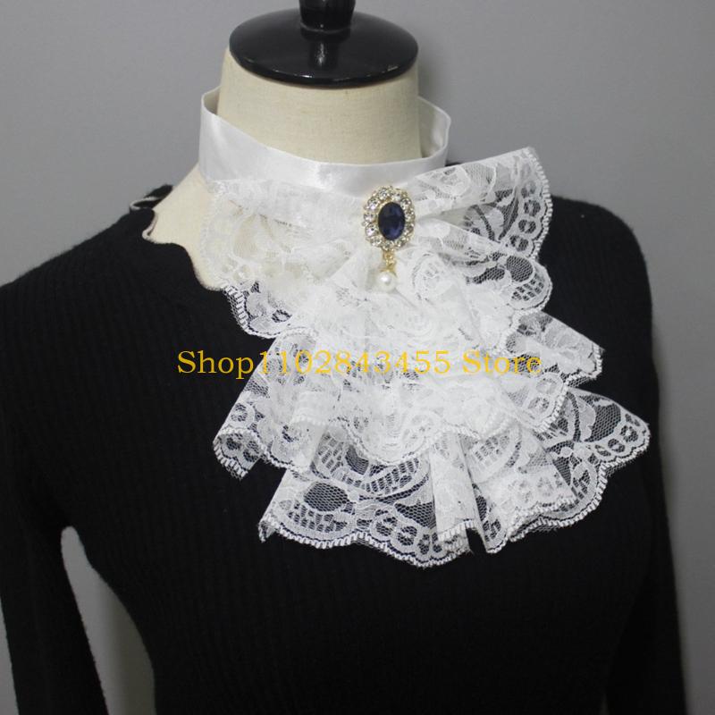 49MC Clown Tulle Ruffled Colla - Men'S Victorian Accessories 리뷰 및 가격