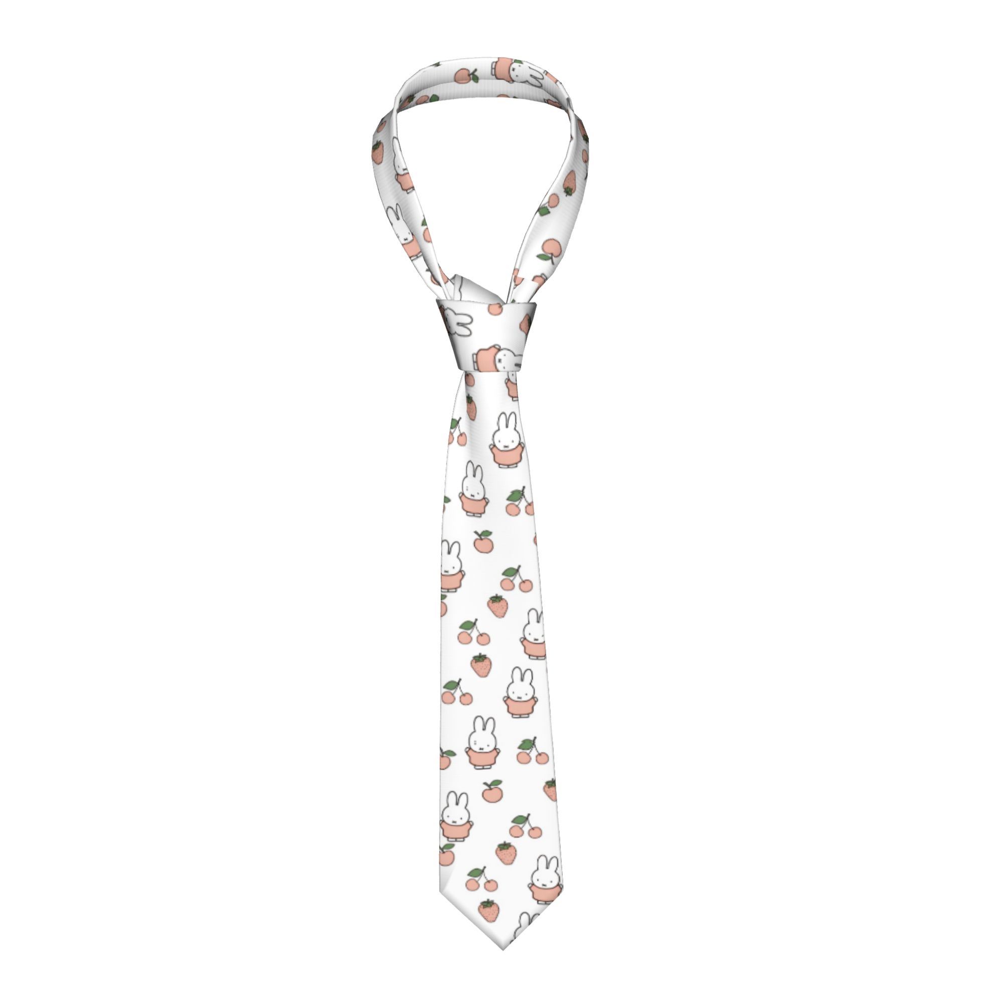 미피 넥타이 유니섹스 폴리에스터 8cm 귀여운 토끼 캐 - Men Accessories Wedding 리뷰 및 가격