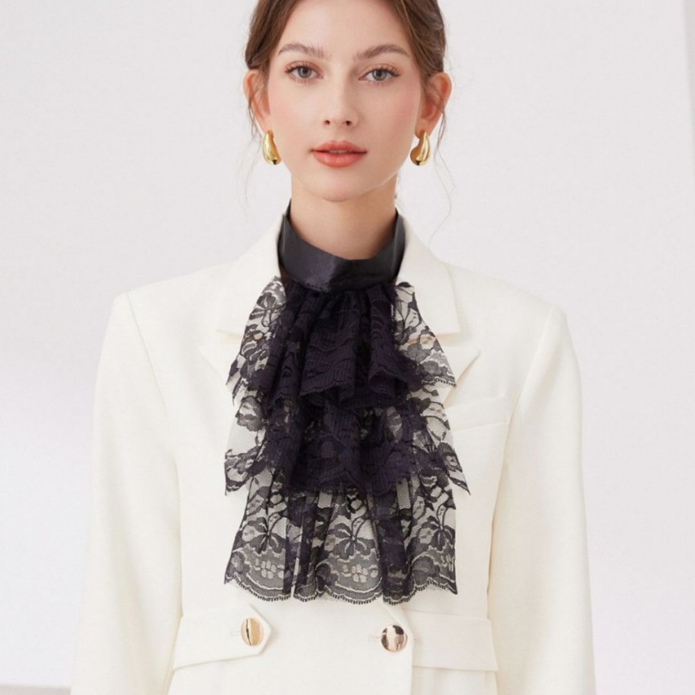 1Pc 가짜 칼라 빅토리아 분리형 프릴 레이스 Jabo - Men'S Victorian Accessories 리뷰 및 가격