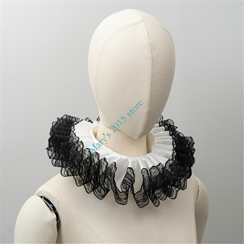 레이어드 블라우스, 니트, 드레스 스타일링을 위한 러플 - Men'S Victorian Accessories 리뷰 및 가격