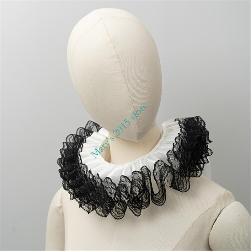 레이어드 블라우스, 니트, 드레스 스타일링을 위한 러플 - Men'S Victorian Accessories 리뷰 및 가격