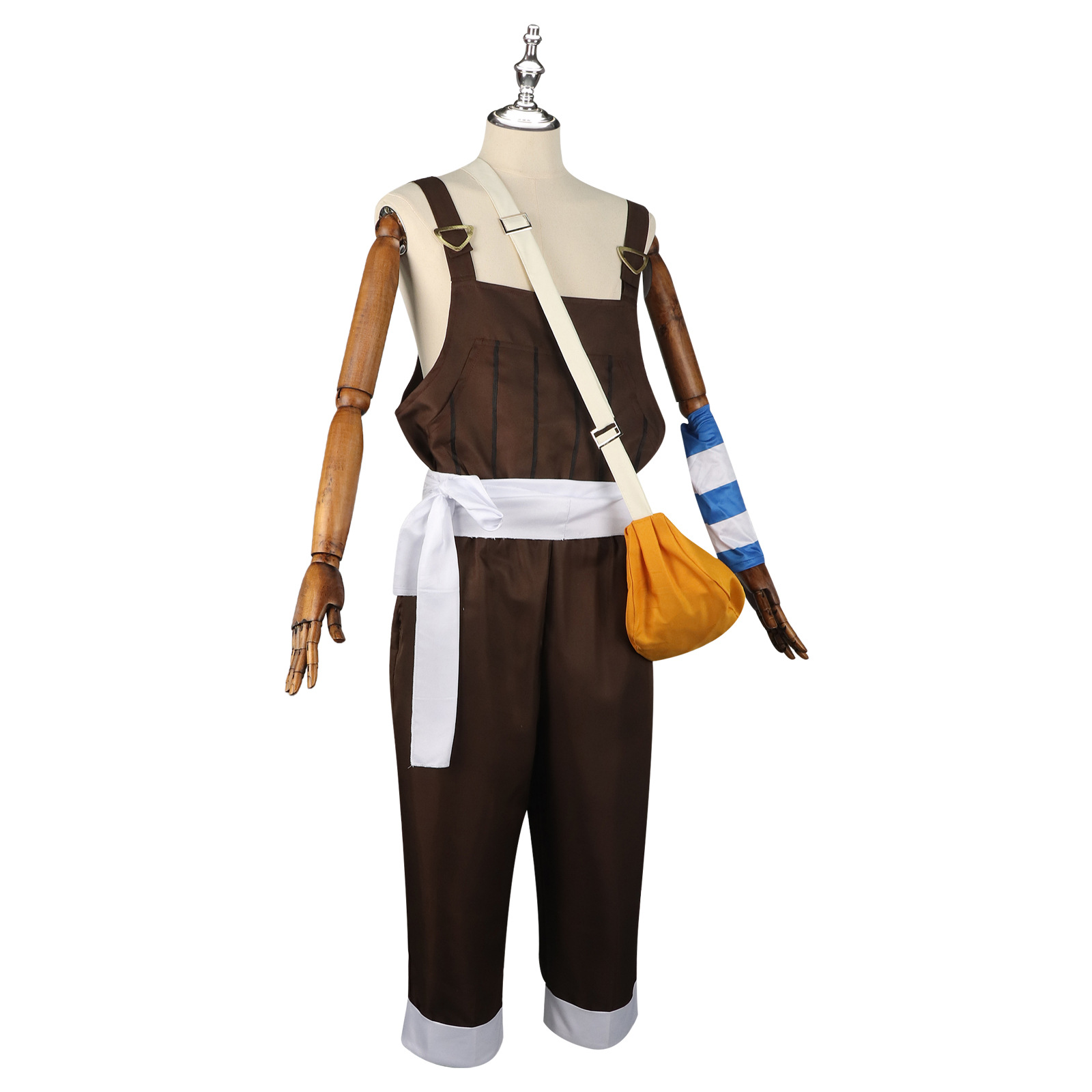 애니메이션 UUsopp 코스프레 의상 브라운 롬퍼스 유 - Men Accessories For Suit 리뷰 및 가격
