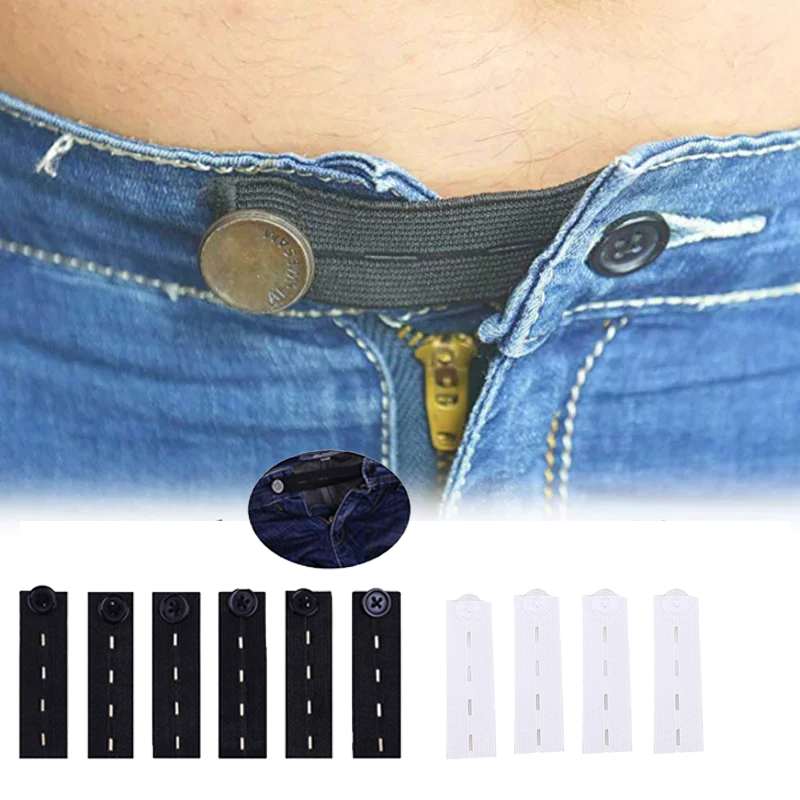 5pcs 바지 익스텐더 벨트 남여 허리 밴드 꽉 바지  - Men'S Accessories For Jeans 리뷰 및 가격