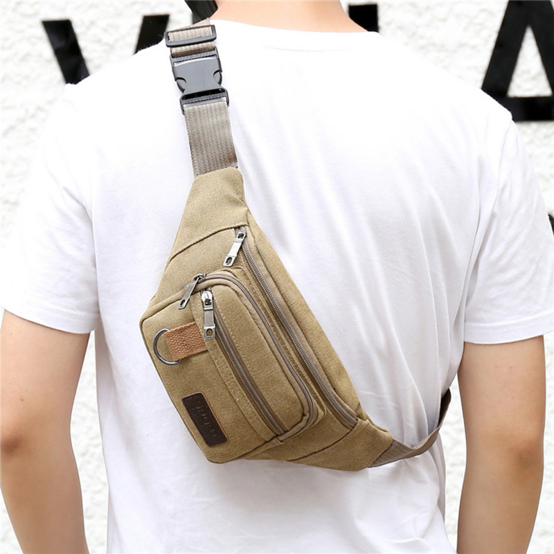 캔버스 체스트백 허리백 남녀공용 벨트백 패션 범백 여행 - Men Accessories Bag 리뷰 및 가격