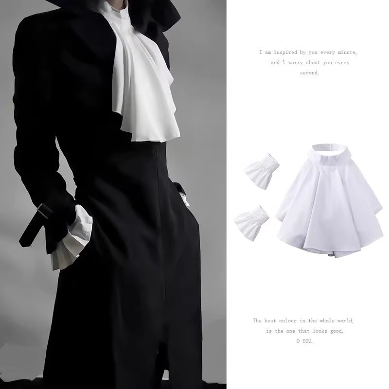 빅토리아 시대 넥 칼라 러플 레이스 자보 성인 여성 남 - Men'S Victorian Accessories 리뷰 및 가격