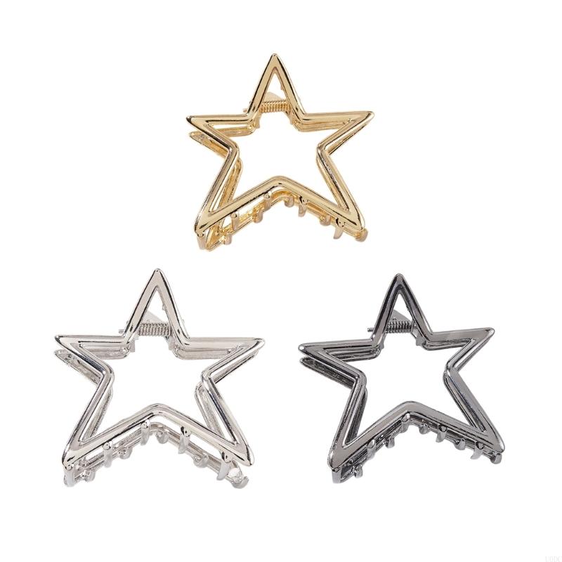 별 모양의 독특한 금속 머리 발톱 클립 여성용 헤어 액 - Men Accessories Unique 리뷰 및 가격