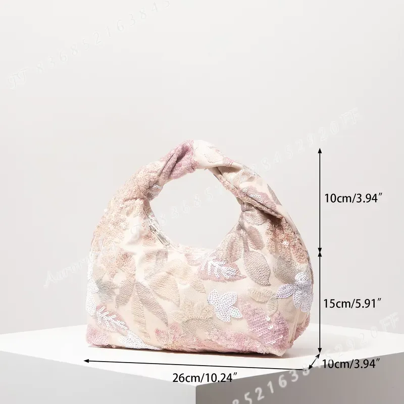 여성용 럭셔리 스팽글 핸드백 우아한 플로럴 클러치 백  - Men Accessories Wedding 리뷰 및 가격