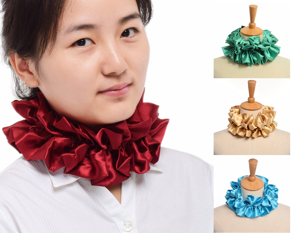 광대 코스프레 새틴 프릴 넥 러프 칼라 의상 액세서리 - Men'S Victorian Accessories 리뷰 및 가격