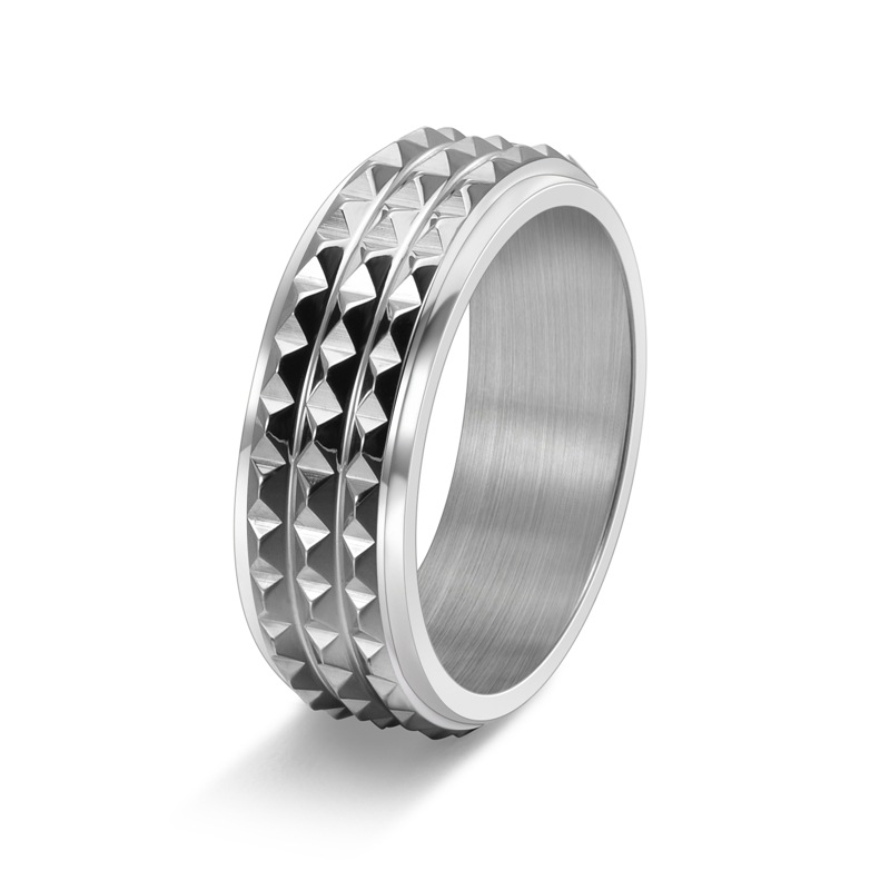 이집트 피라미드 피젯 스피너 남성용 반지, 스테인레스  - Men Accessories Egypt 리뷰 및 가격