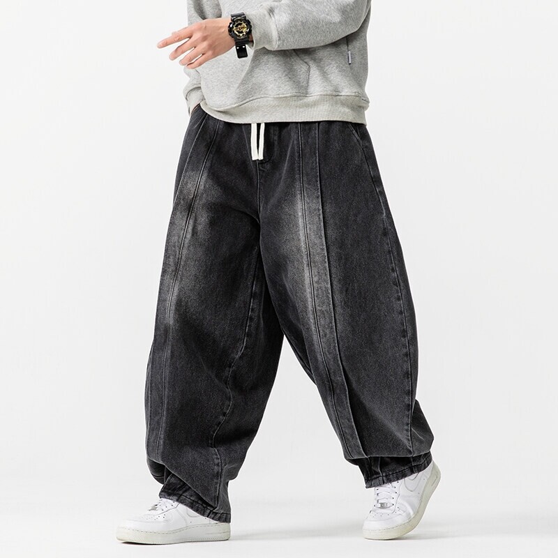 2025 새로운 빈티지 하렘 바지 남성 느슨한 힙합 데 - Men'S Accessories For Jeans 리뷰 및 가격