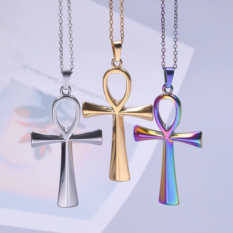 GLOWCAT 고대 이집트 Anke 크로스 펜던트 목걸 - Men Accessories Egypt 리뷰 및 가격