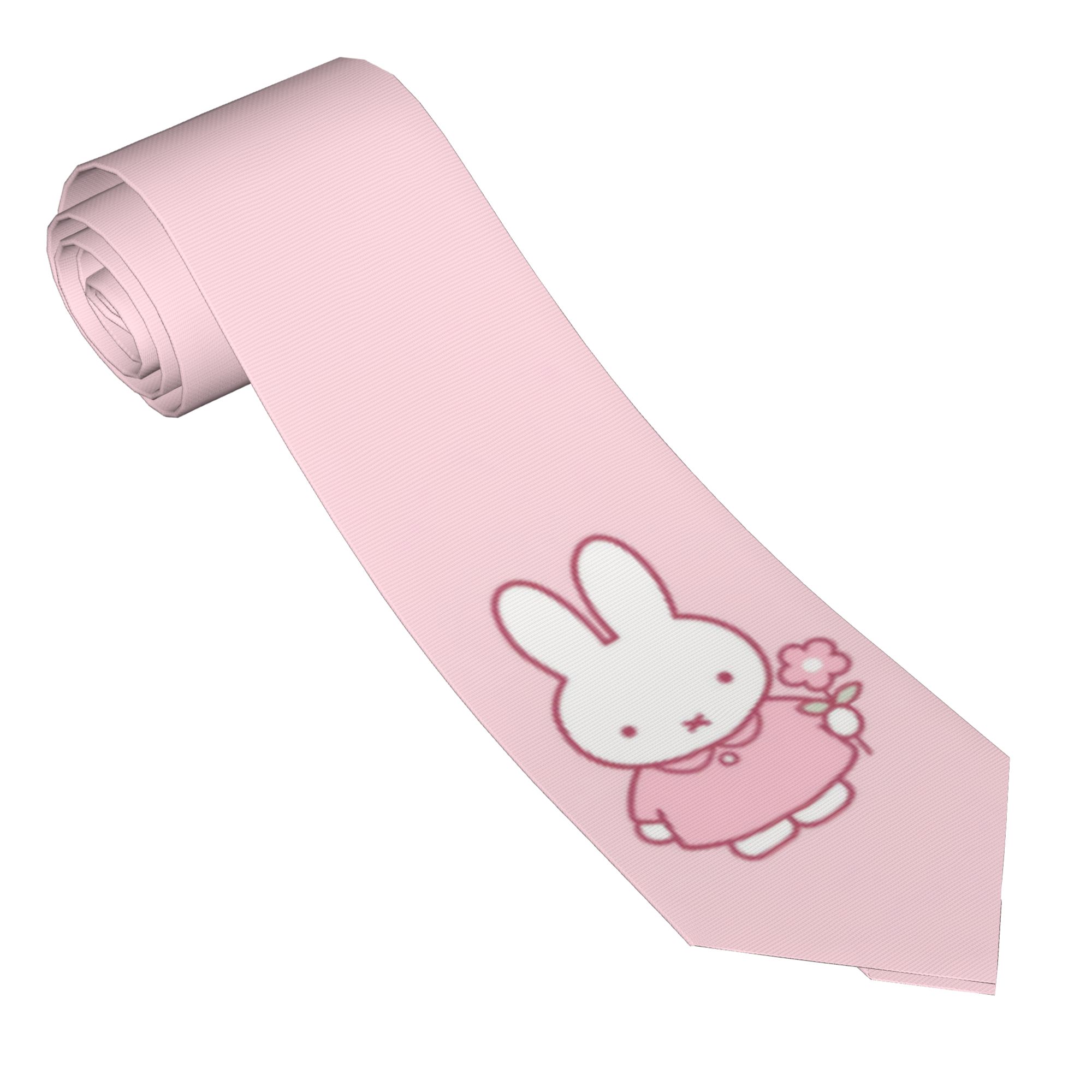 미피 넥타이 유니섹스 폴리에스터 8cm 만화 토끼 넥타 - Men Accessories Wedding 리뷰 및 가격
